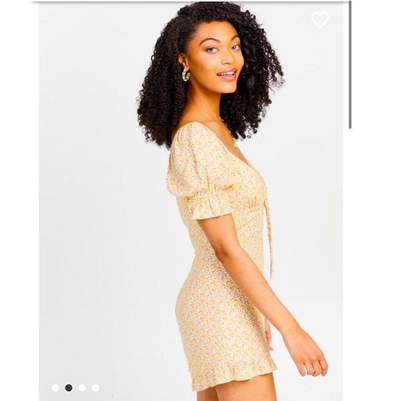 Altar’d State Elianna Floral Romper in Ditzy Micro Floral Print XS - Picture 10 of 10